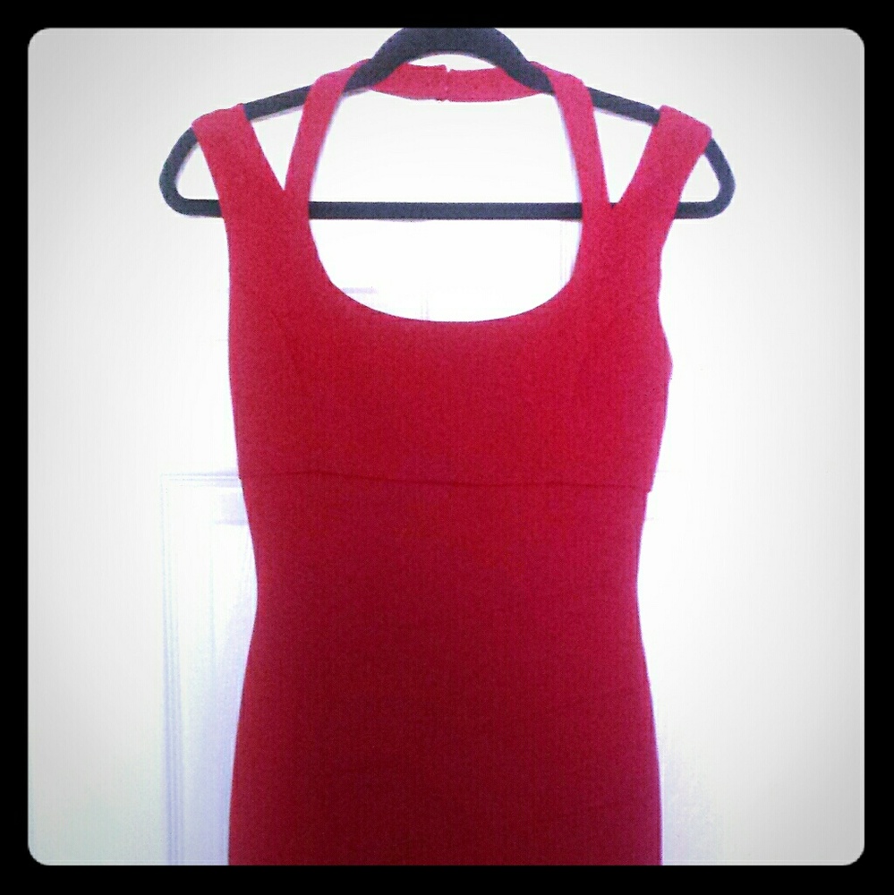 Sexy guess red dress